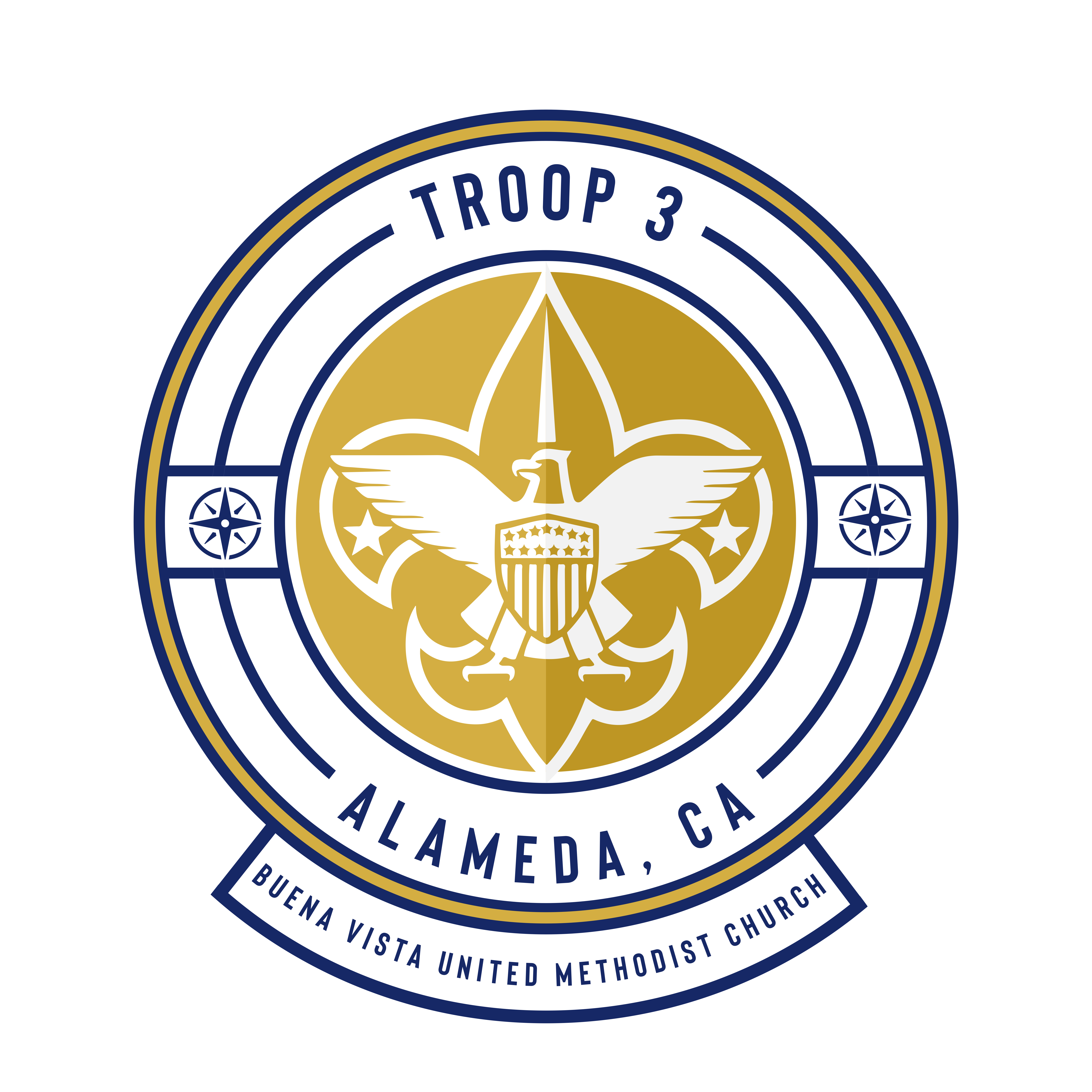 logo for Troop 3 Alameda
